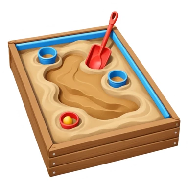 Sand box for children  sticker