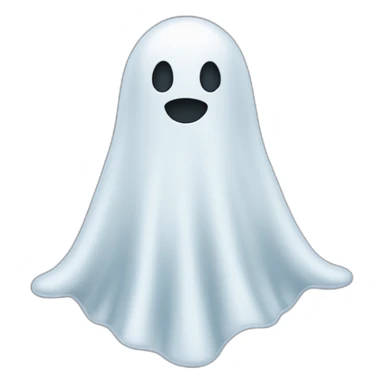 Snapchat ghost with the hands sticker