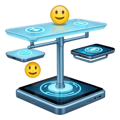 The internet on a scale sticker