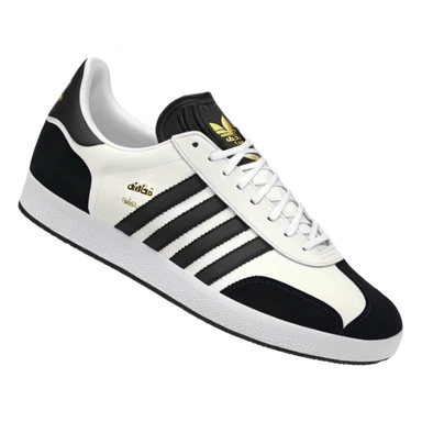 Adidas white stripes gazel sticker