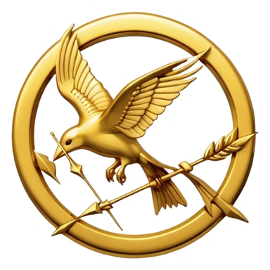 Mockingjay Pin  from The Hunger Games sticker