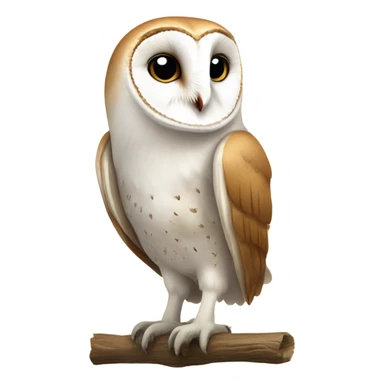 barn owl sticker