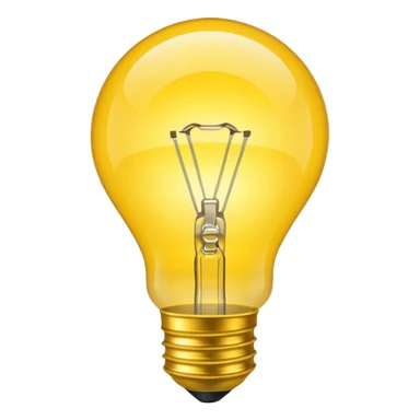 bright lightbulb sticker