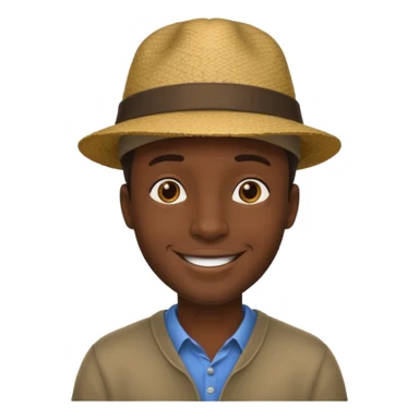 1800's African male sticker