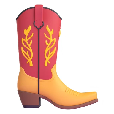 cowboy boot sticker