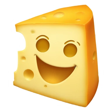 Cheese with face  sticker
