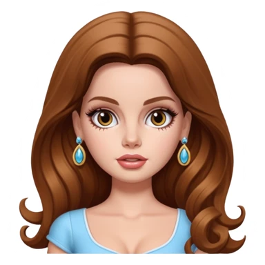 lana del rey as pretty bratz baddie sticker
