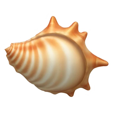 conch shell sticker