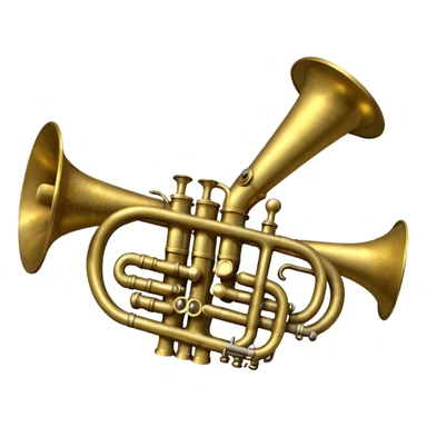 Trumpet monster sticker