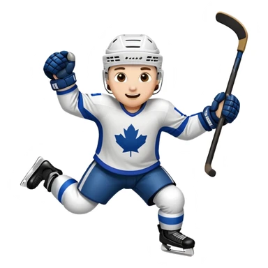 Celebrite of gol by hockey player sticker