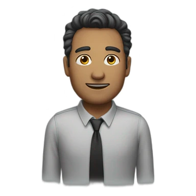 The guy from the last desk sticker