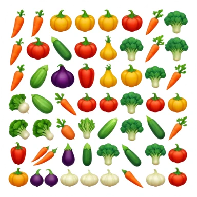 fresh vegetables sticker