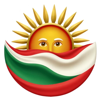 KÜRDİSTAN bayrağı sticker