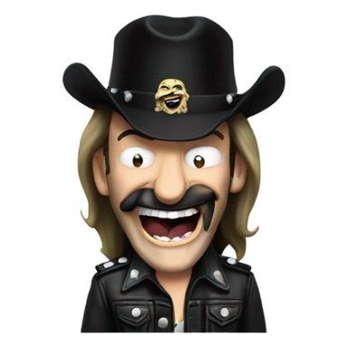 lemmy laughing sticker