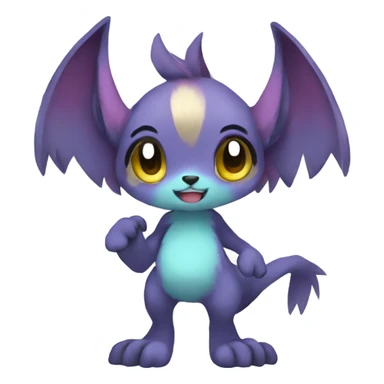 Anthro Sona Fakemon Hybrid Full Body sticker