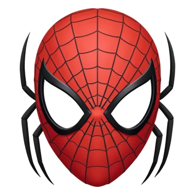 Spider movie mask  emoji sticker
