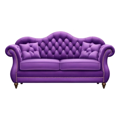 sofa purple sticker