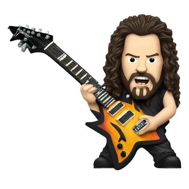 dimebag darrell guitar sticker
