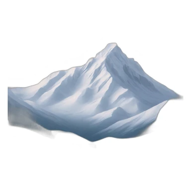 Snow cover mountain sticker