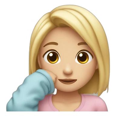 My girlfriend careing me sticker