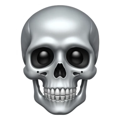 Heavy Metal Skeleton  sticker