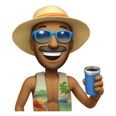 the truman show with beach feel sticker