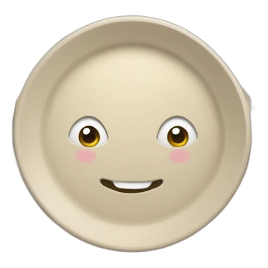 Caca sur une assiette sticker