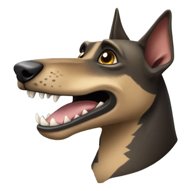 a malinois alligator sticker