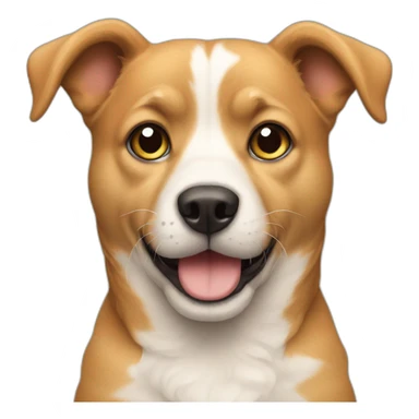 chien avec un chat sticker