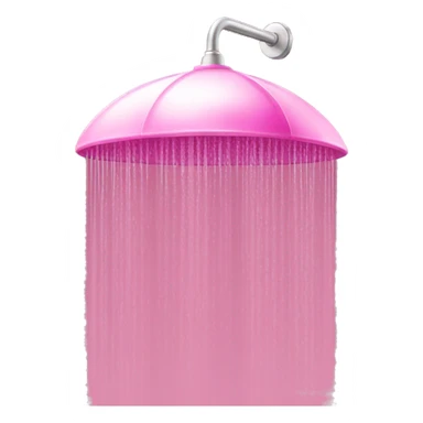 Pink shower sticker