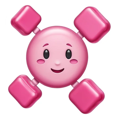 pink candy sticker