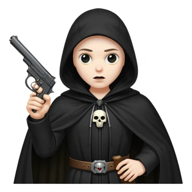 La muerte con una pistola sticker