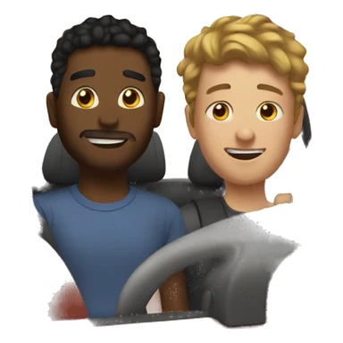 In the car with my brother  sticker