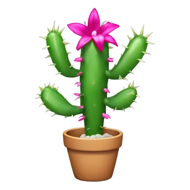 Christmas cactus sticker