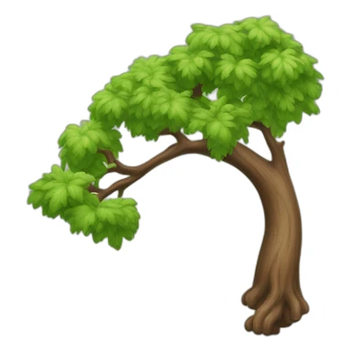 baum mit Taube sticker