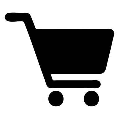 solid filled bold cart icon sticker