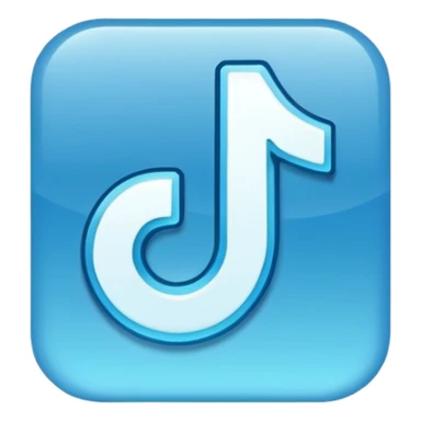 BLUE TIK TOK TICK sticker