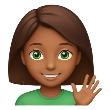 Esmer bir çocuk sticker