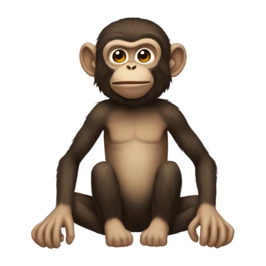 There's a pesky monkey sitting on my soul sticker