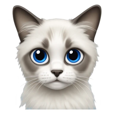 Ragdoll with Blue point  sticker