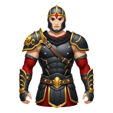 ares god of war black armour sticker