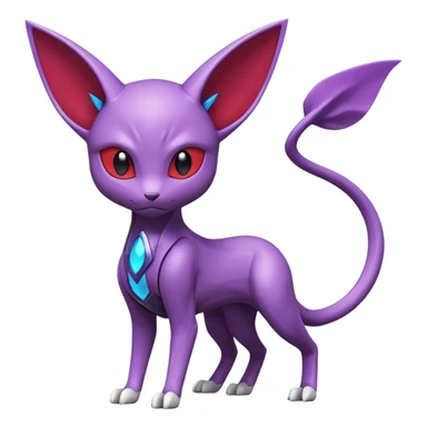 Miraidon-Genesect-Espeon-Mewtwo-Fakémon-hybrid-creature (full body)  sticker