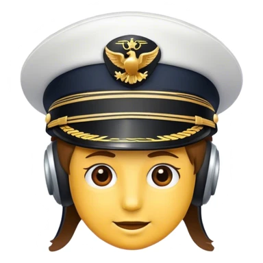 pilot hat sticker