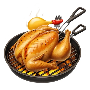 grilled chicken sticker
