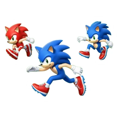 Football field let’s play sonic sticker