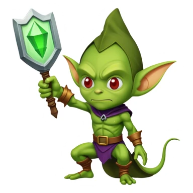 Little goblin guarding the word “secret” sticker