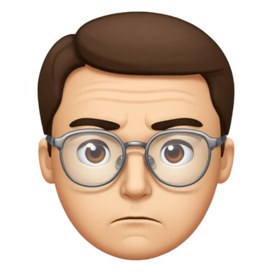 Puedes generar este emoji 🤨pero que tenga lentes  sticker