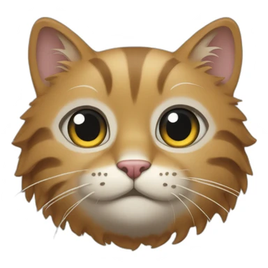 Un chat bourré sticker