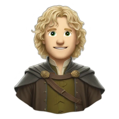 merry Brandybuck lord of the rings sticker