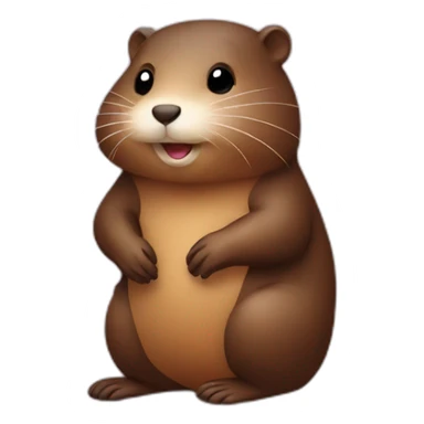 Nutria in love sticker